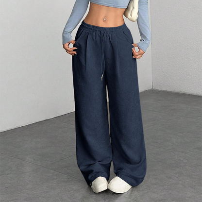 ⏰ Countdown läuft – 50% nur noch 3 Tage!  Legere weit geschnittene Cordhose für Damen