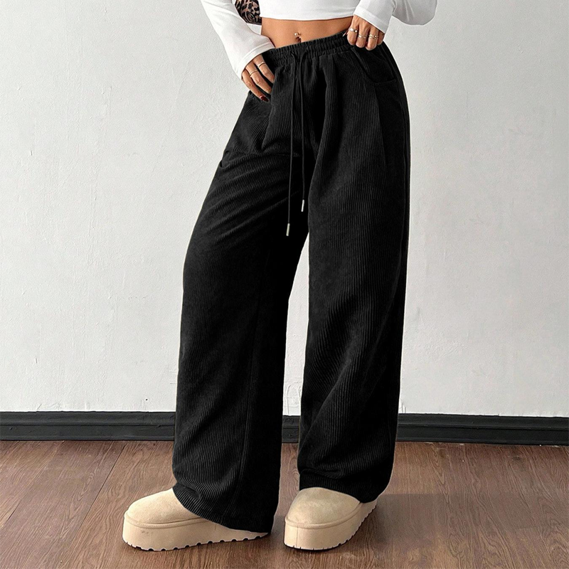 ⏰ Countdown läuft – 50% nur noch 3 Tage!  Legere weit geschnittene Cordhose für Damen