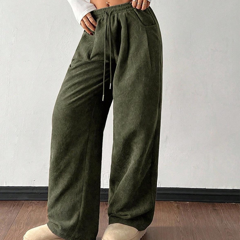 ⏰ Countdown läuft – 50% nur noch 3 Tage!  Legere weit geschnittene Cordhose für Damen