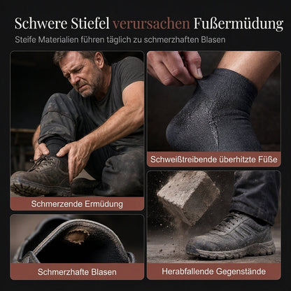 ⏰ Letzte Chance – jetzt zugreifen! ⏰ Herren-Sicherheitsschuhe mit Stahlkappe – atmungsaktiv, leicht & durchtrittsicher