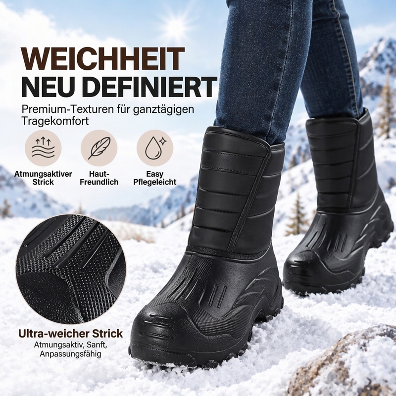 💥Jetzt stark nachgefragt! Nur wenig übrig!💥 Unisex wasserdichte Schneestiefel mit Plüschfutter