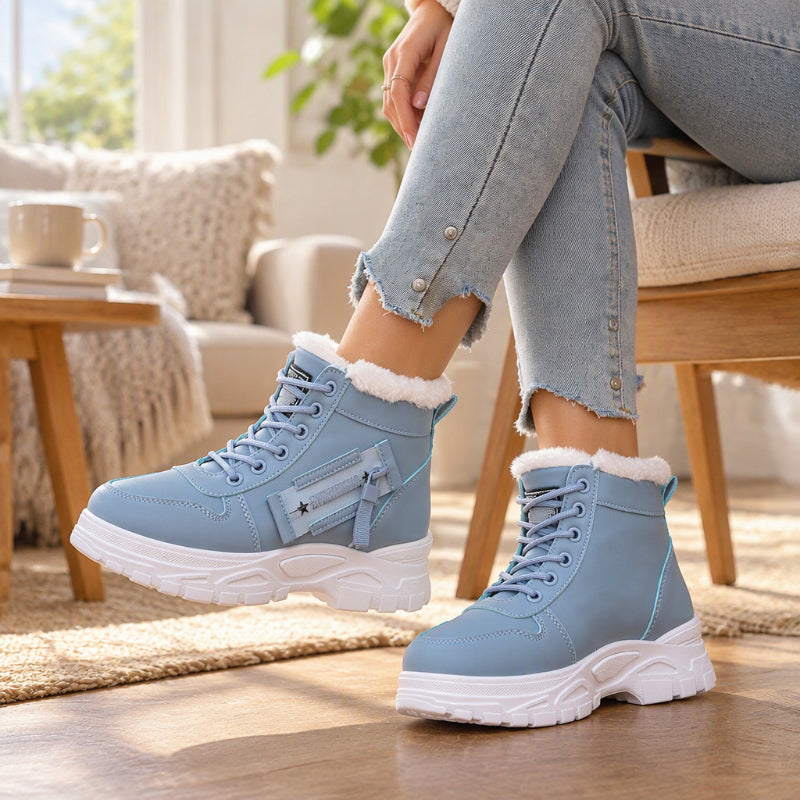 ❄️ 50% RABATT – nur heute! ❄️ Warme Damen-Winter-Stiefeletten mit Plüschfutter – bequem & kuschelig warm