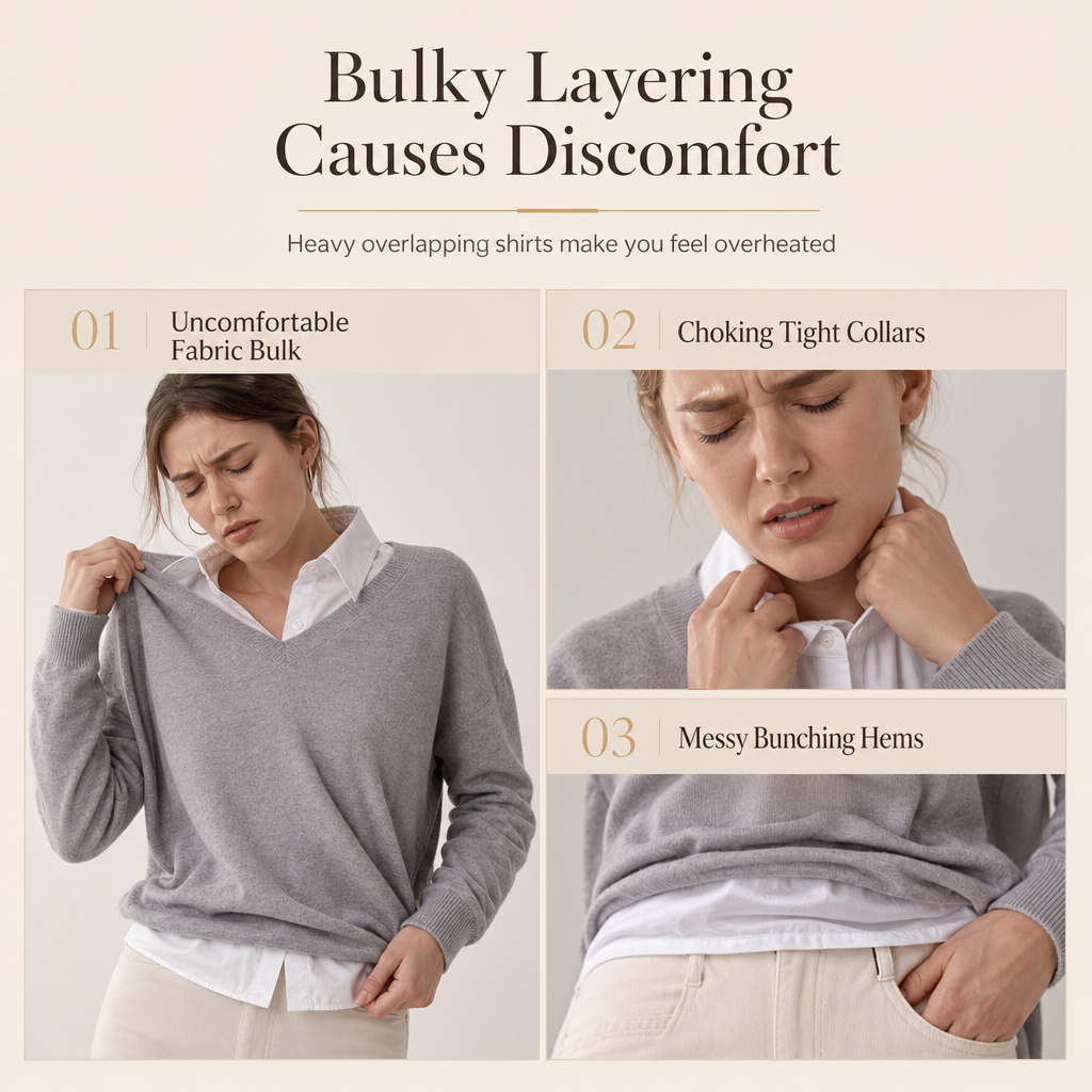 📢🎉50%Rabatt!!!🛍️✨Lässiger zweiteiliger Strickpullover mit V-Ausschnitt und Knopfdetails