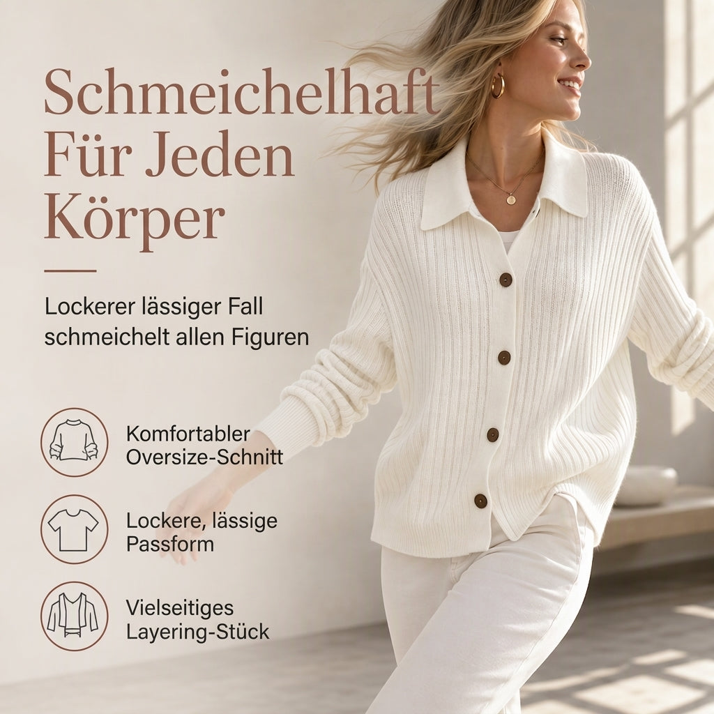 📢Neu Eingetroffen – 50%Rabatt!📢Freizeit-Strickjacke für Damen mit lockerer Passform