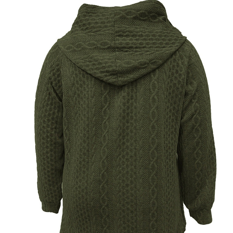📢🎉50%Rabatt!!!🛍️✨Jacke mit Kapuze in lockerer Passform und strukturiertem Gewebe