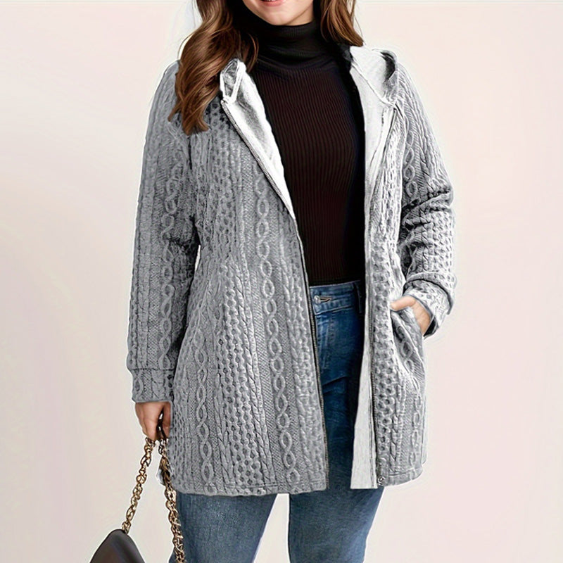 📢🎉50%Rabatt!!!🛍️✨Jacke mit Kapuze in lockerer Passform und strukturiertem Gewebe