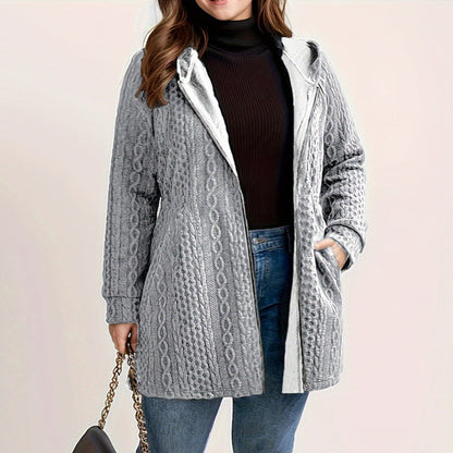 📢🎉50%Rabatt!!!🛍️✨Jacke mit Kapuze in lockerer Passform und strukturiertem Gewebe