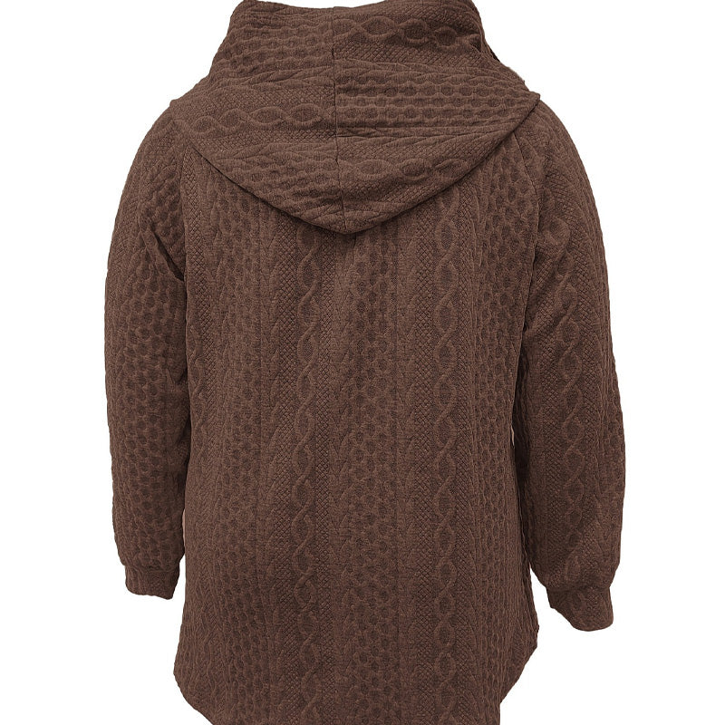 📢🎉50%Rabatt!!!🛍️✨Jacke mit Kapuze in lockerer Passform und strukturiertem Gewebe