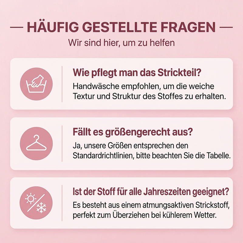 📢Tausende Kunden kaufen es!📢 Damen Strickkleid mit Reverskragen und Rippstrick