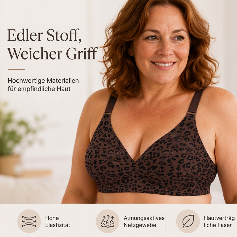 🐆👙 Bügelloser BH mit Leopardenmuster & verstellbaren Trägern | Kein steifer Bügel, kein langweiliger Look – Bequemer Halt mit wildem Touch ✨