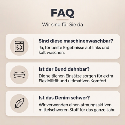 📢🎉50%Rabatt!!!🛍️✨Freizeit-Jeans mit Stretch und weitem Bein für Damen
