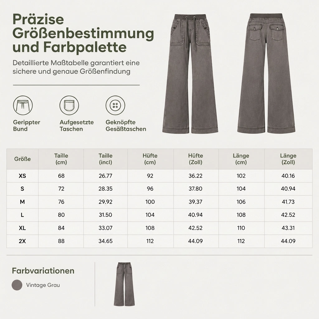 🥳Alles im Sale! Schnell sein!🥳American Vintage Low Rise Slight Flare Jeans mit geripptem Patchwork-Kordelzugbund und distressed Taschen