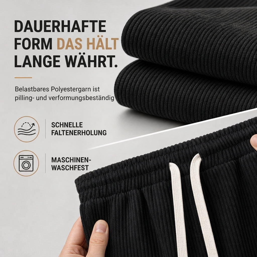 📢50%Rabatt!📢Herren leichte Cord Freizeithosen, locker sitzende gerade Beinhosen