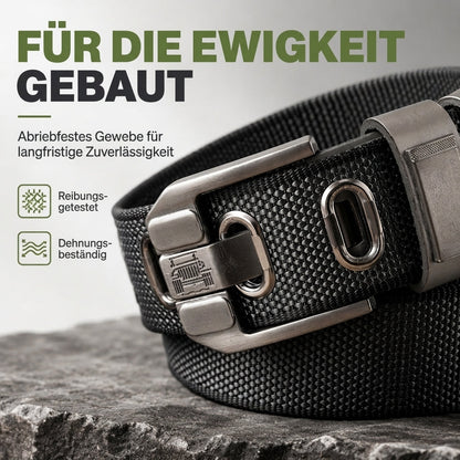 Robuster gewebter taktischer Outdoor-Gürtel mit Metallschnalle