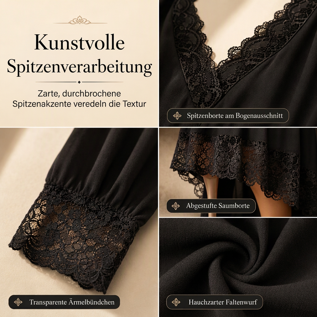 💥Jetzt stark nachgefragt! Nur wenig übrig!💥 Klassisches Damenkleid für den Alltag