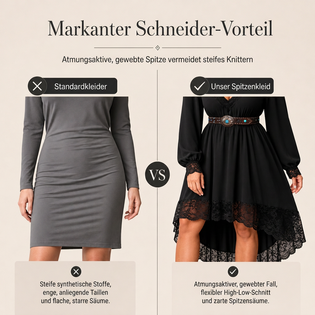 💥Jetzt stark nachgefragt! Nur wenig übrig!💥 Klassisches Damenkleid für den Alltag
