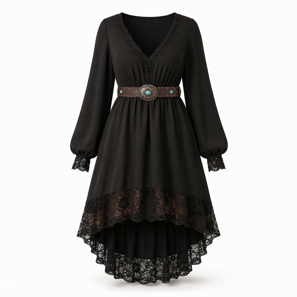 💥Jetzt stark nachgefragt! Nur wenig übrig!💥 Klassisches Damenkleid für den Alltag