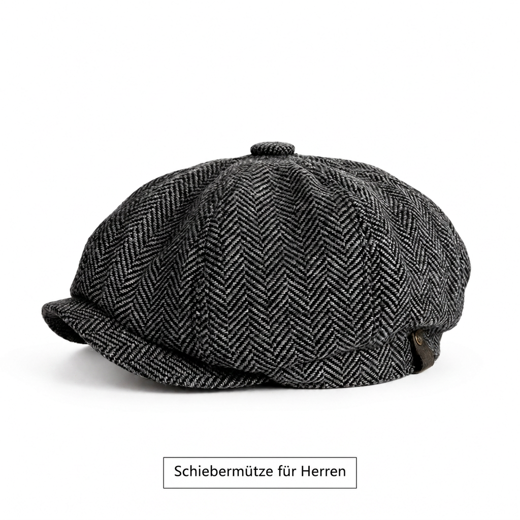 Vintage British Stil Newsboy Kappe für Herren und Damen Klassisch Casual Flache Kappe Achteckige Baskenmütze