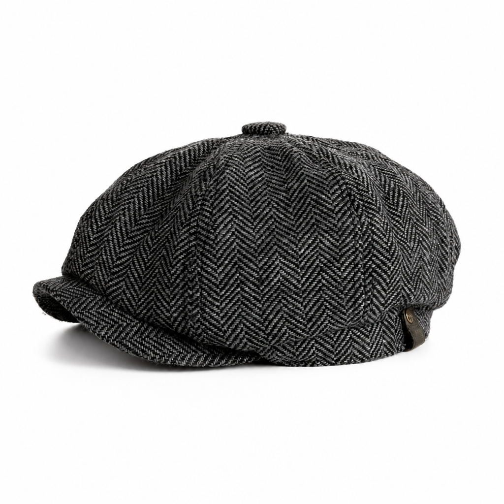 Vintage British Stil Newsboy Kappe für Herren und Damen Klassisch Casual Flache Kappe Achteckige Baskenmütze