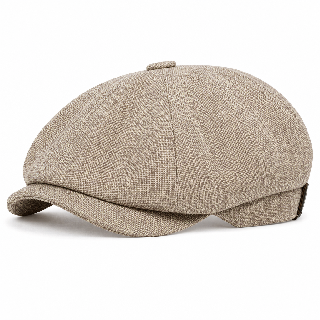 Vintage British Stil Newsboy Kappe für Herren und Damen Klassisch Casual Flache Kappe Achteckige Baskenmütze