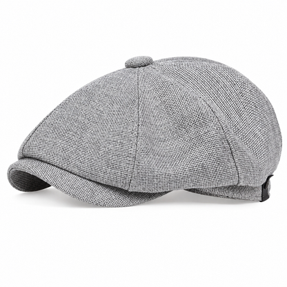 Vintage British Stil Newsboy Kappe für Herren und Damen Klassisch Casual Flache Kappe Achteckige Baskenmütze