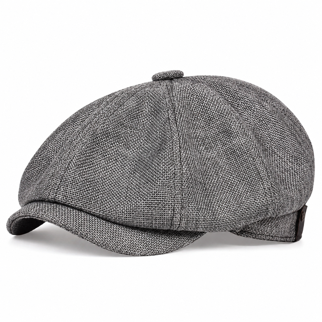 Vintage British Stil Newsboy Kappe für Herren und Damen Klassisch Casual Flache Kappe Achteckige Baskenmütze