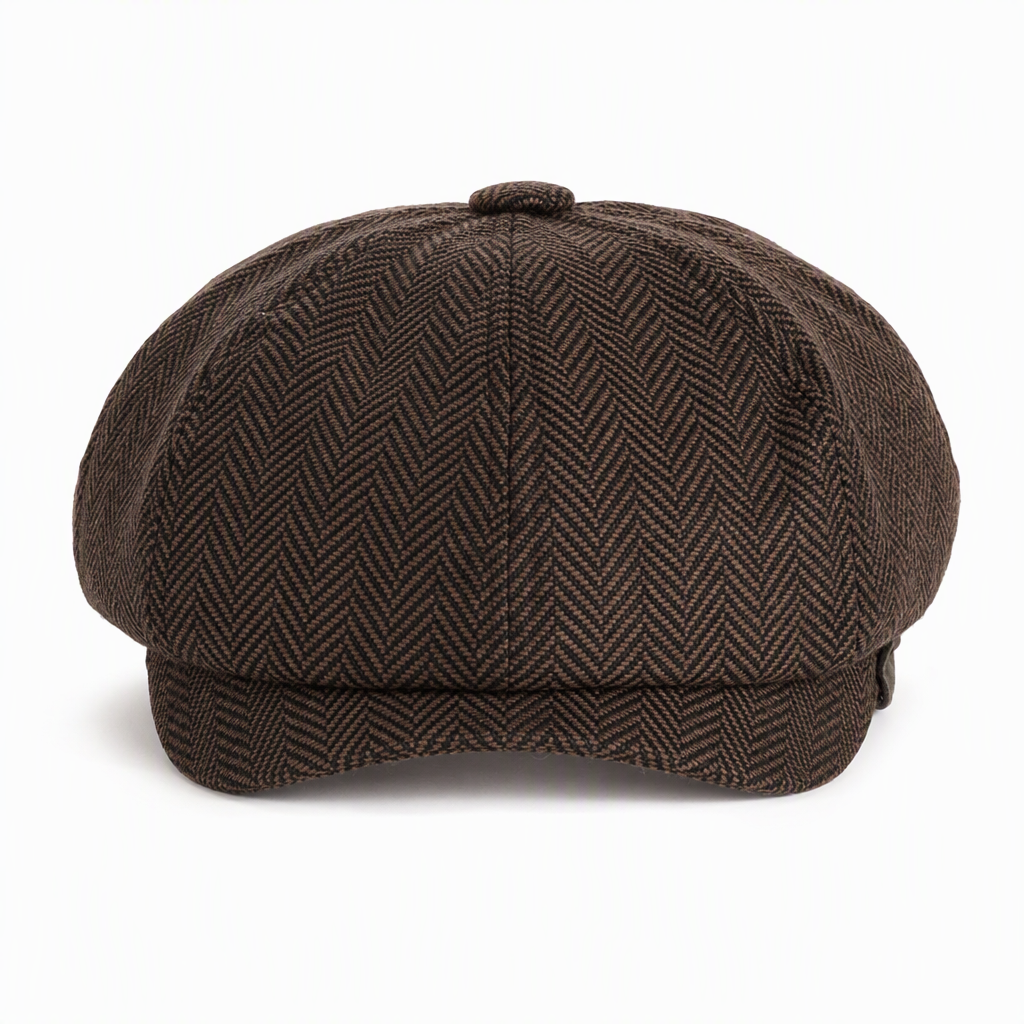 Vintage British Stil Newsboy Kappe für Herren und Damen Klassisch Casual Flache Kappe Achteckige Baskenmütze