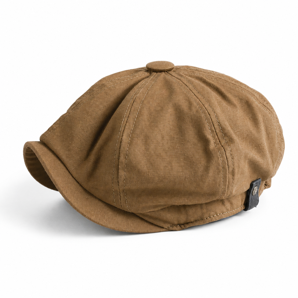 Vintage British Stil Newsboy Kappe für Herren und Damen Klassisch Casual Flache Kappe Achteckige Baskenmütze