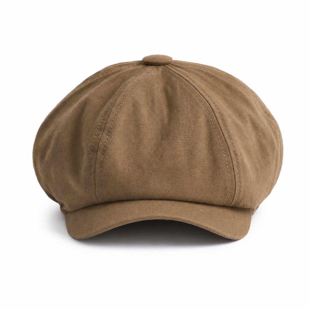 Vintage British Stil Newsboy Kappe für Herren und Damen Klassisch Casual Flache Kappe Achteckige Baskenmütze