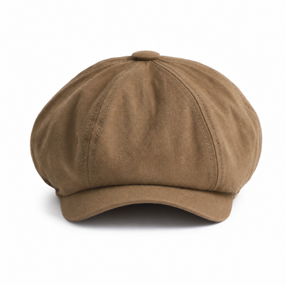 Vintage British Stil Newsboy Kappe für Herren und Damen Klassisch Casual Flache Kappe Achteckige Baskenmütze