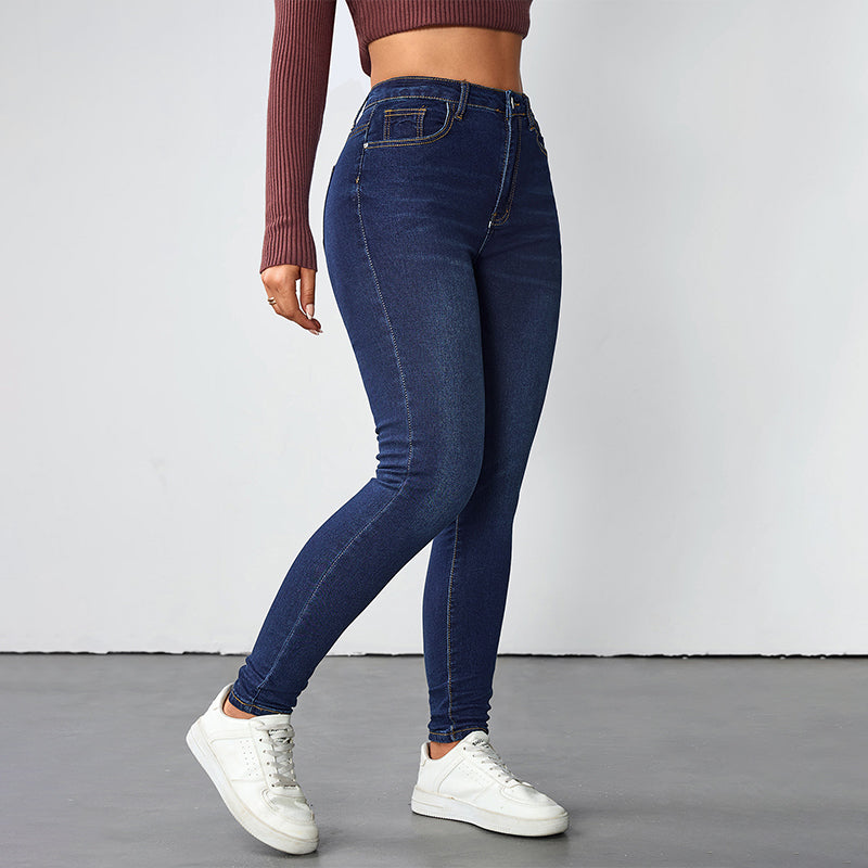 📢🎉50%Rabatt!!!🛍️✨Damen-Jeans mit hoher Taille, dehnbarer Skinny-Passform
