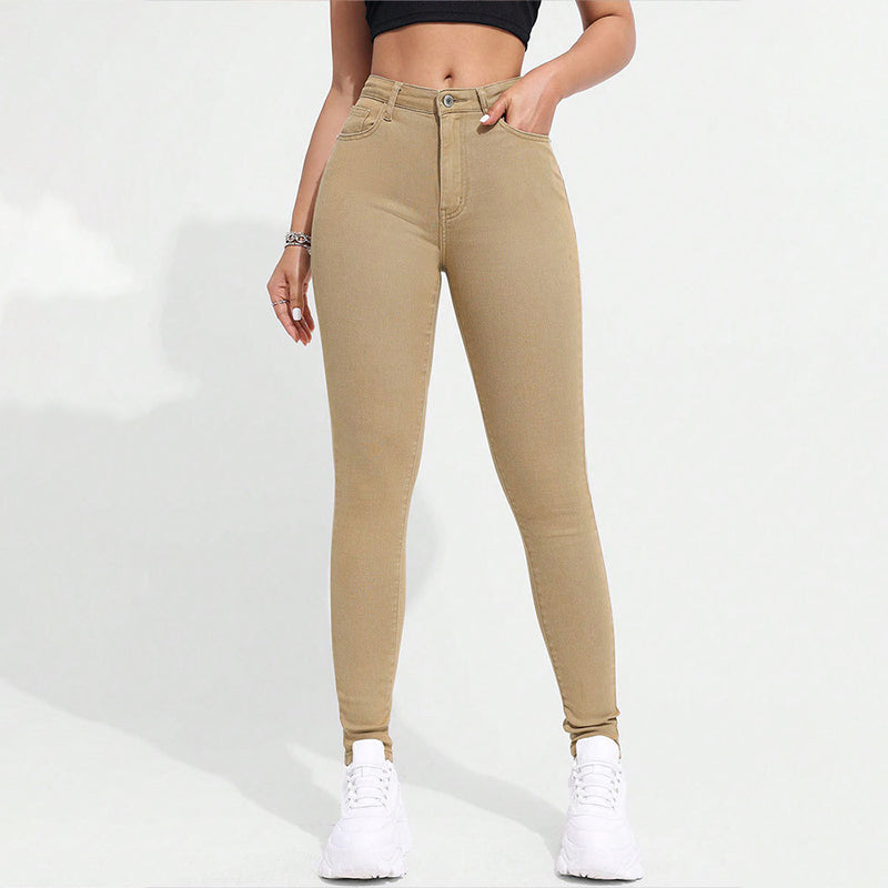 📢🎉50%Rabatt!!!🛍️✨Damen-Jeans mit hoher Taille, dehnbarer Skinny-Passform