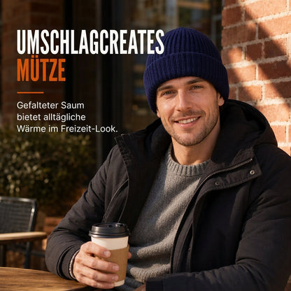 ⏰Countdown läuft! Aktion endet bald!⏰ Warme gestrickte Sturmhaube für Herren, winddichte Wintermütze und Kaltwetter-Gesichtsmaske mit Kapuze