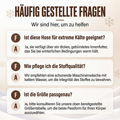📢🎉50%Rabatt!!!🛍️✨Herren Winter Cargohose mit Plüschfutter