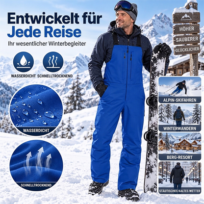 🎯 50% Rabatt + Gratis Versand! 👖✨ Unisex Wasserdichte Skihosen mit Trägern