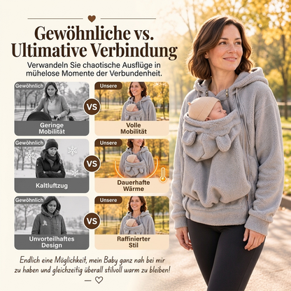 🥳Über 50.000 verkauft! 50% Rabatt!🥳 Gemütlich warme Kapuzenjacke für das Tragen von Babys