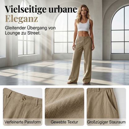 🔥 Trending! 50% Rabatt!🔥 Damen-Casual-Hose mit weitem Bein