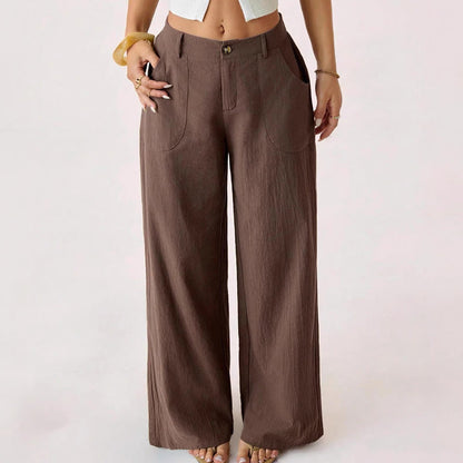 🔥 Trending! 50% Rabatt!🔥 Damen-Casual-Hose mit weitem Bein
