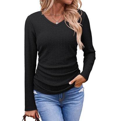 🥳🥳50%Rabatt!!!🛍️✨ Elegantes Damen-Strickoberteil mit V-Ausschnitt