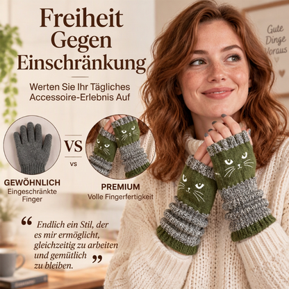 🎉Über 100.000 zufriedene Kunden!🎉 Warme halbfingerlose Strickhandschuhe für den Winter