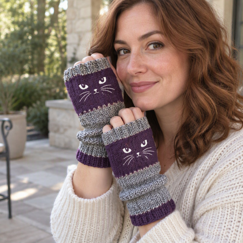 🎉Über 100.000 zufriedene Kunden!🎉 Warme halbfingerlose Strickhandschuhe für den Winter