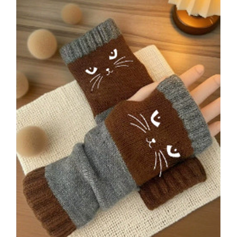 🎉Über 100.000 zufriedene Kunden!🎉 Warme halbfingerlose Strickhandschuhe für den Winter
