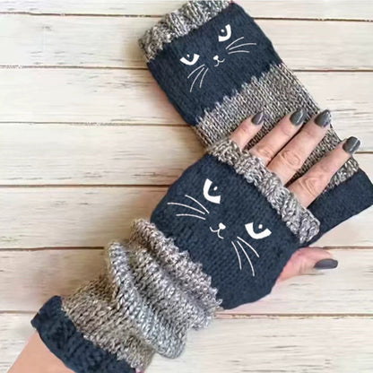 🎉Über 100.000 zufriedene Kunden!🎉 Warme halbfingerlose Strickhandschuhe für den Winter