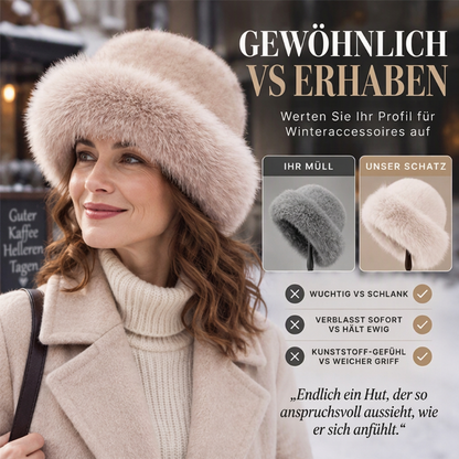 ⏰ Blitzangebot, vielseitig für Herbst & Winter – Damen warme Kunstpelz-Mütze ✨