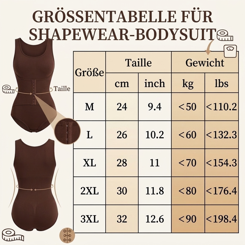 🔥Bestseller + 50% Rabatt!🔥 Nahtloser Shapewear-Bodysuit zur Bauchstraffung