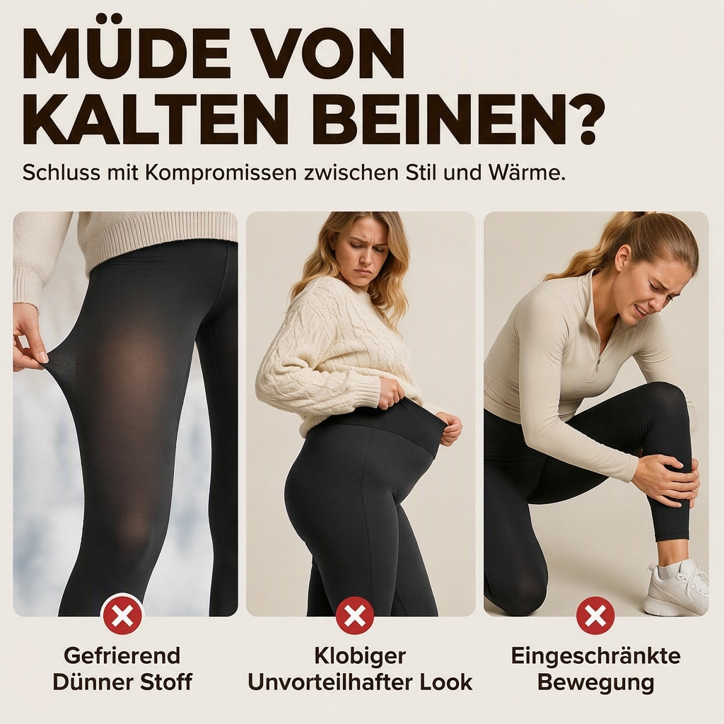 📢🎉50%Rabatt!!!🛍️✨Warme Yoga-Hose für Damen mit hohem Bund