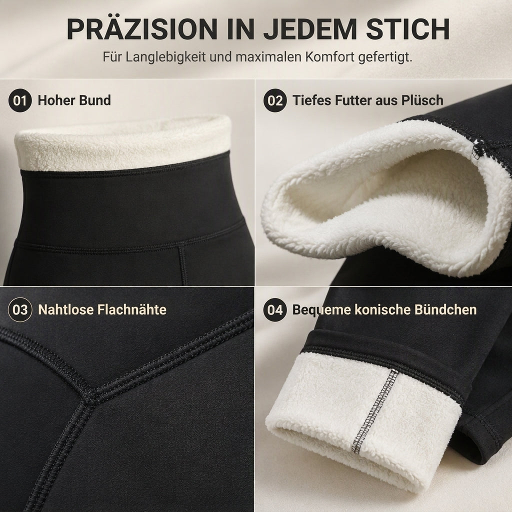 📢🎉50%Rabatt!!!🛍️✨Warme Yoga-Hose für Damen mit hohem Bund