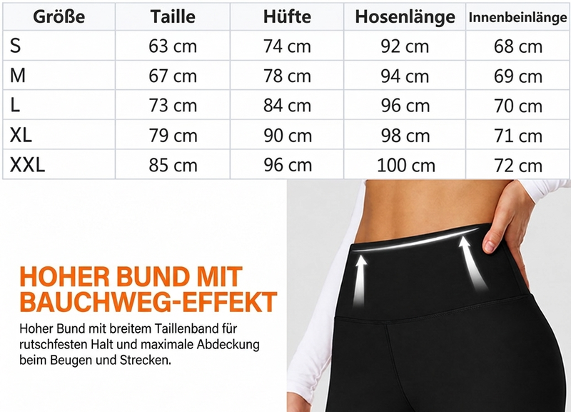 📢🎉50%Rabatt!!!🛍️✨Warme Yoga-Hose für Damen mit hohem Bund