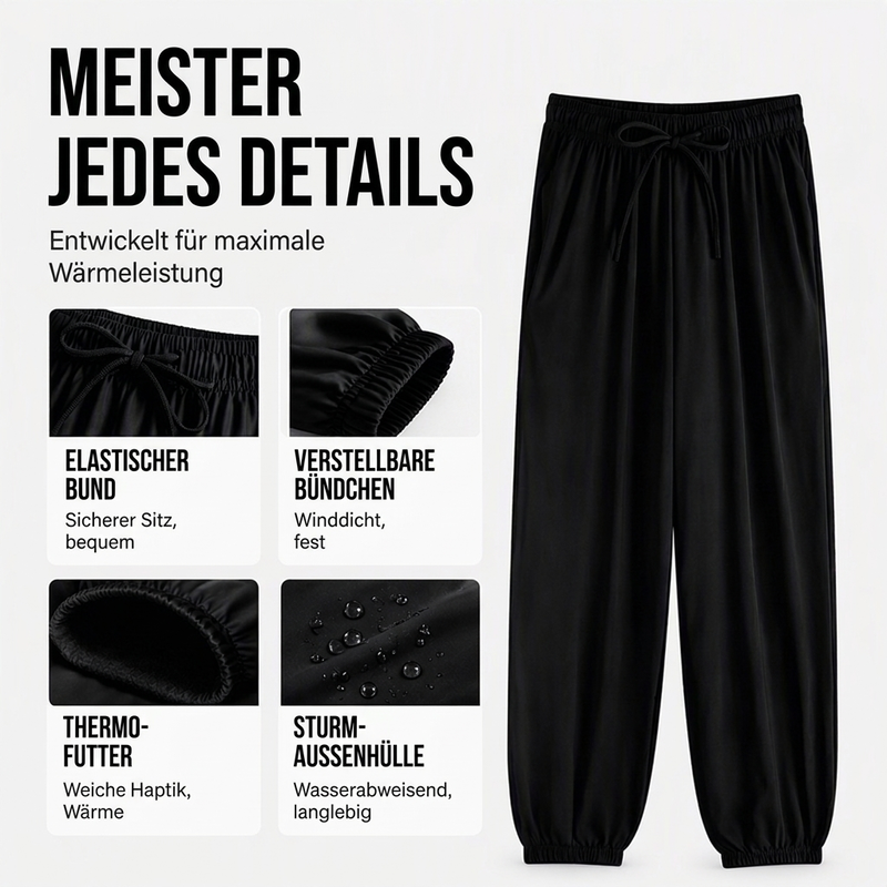📢🎉50%Rabatt!!!🛍️✨Unisex winddichte, schnell trocknende Plüschfutter-Hosen
