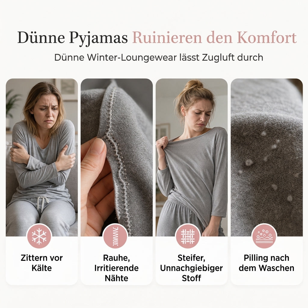 🔥 50% RABATT + GRATIS VERSAND 🚚 Flauschiges 2-teiliges Damen-Loungewear-Set – Hoodie & Hose